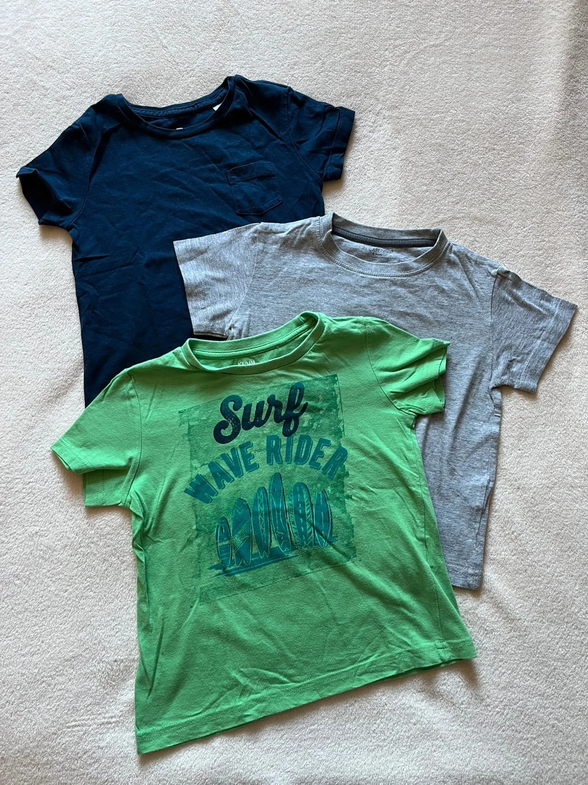 lot de 3 t-shirts garçon 4 ans pratique et stylé 👕🔥